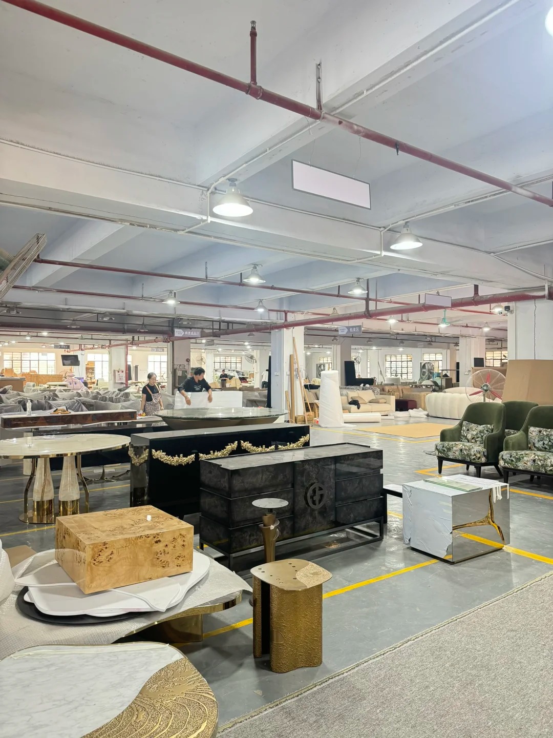 Quality inspection for custom upholstery furniture before shipment